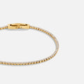 Vioraia Niyah White Crystal Gold Bracelet