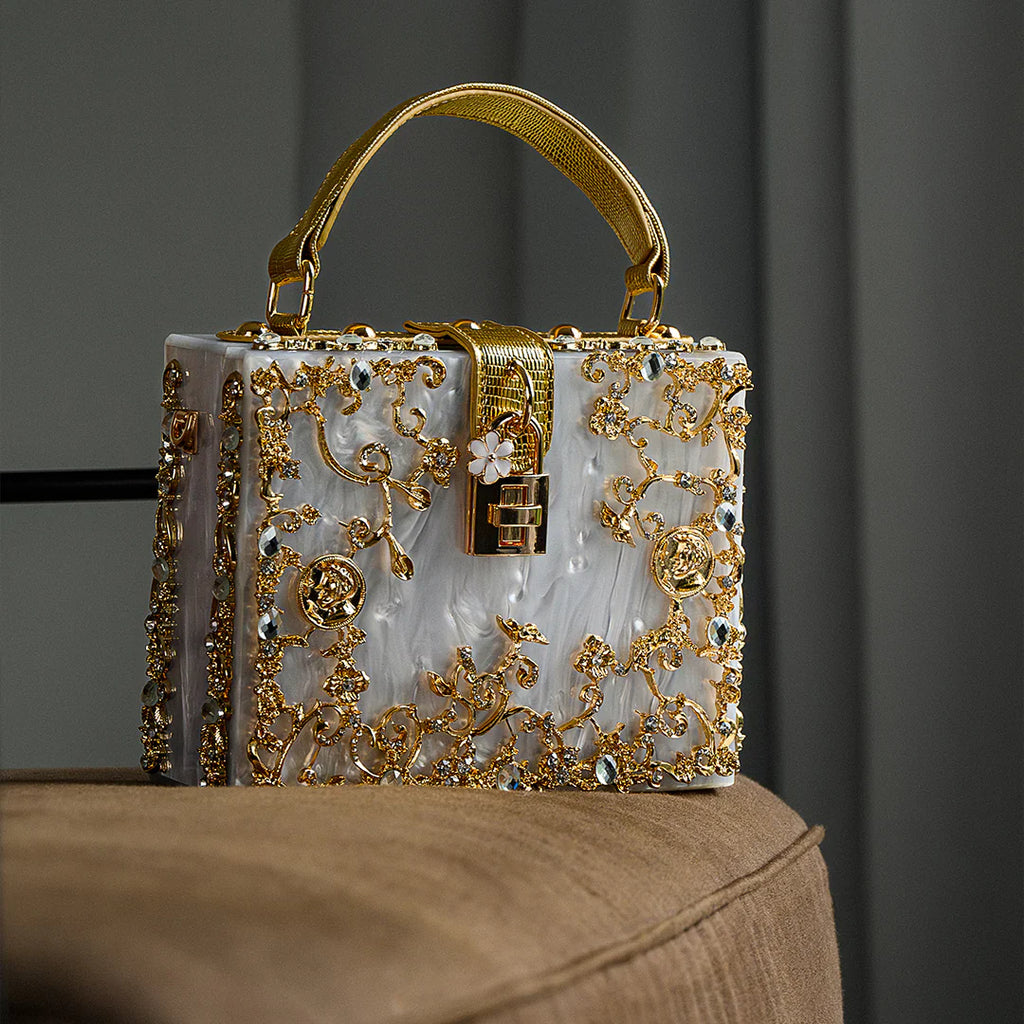Vioraia Acrylic Box Handbag