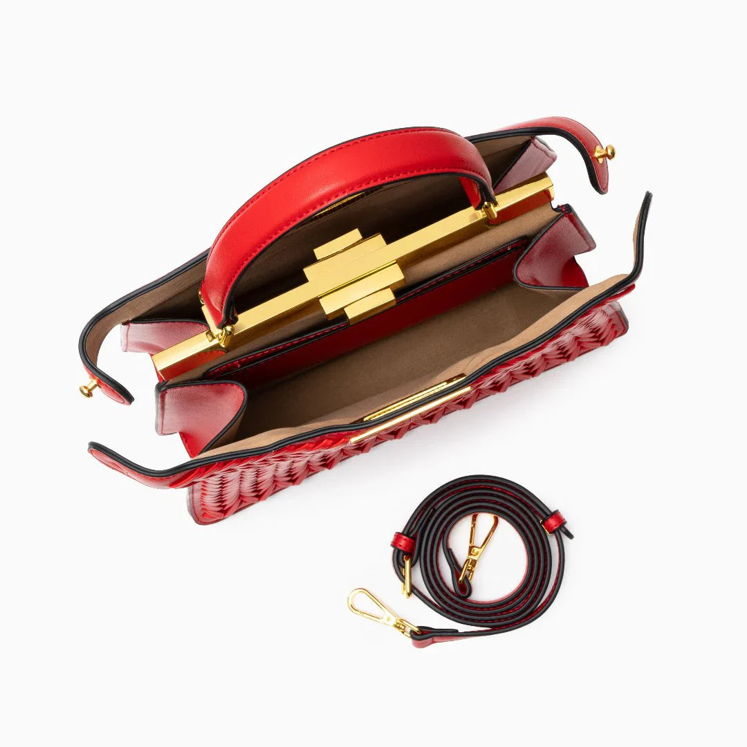 Vioraia Dionne Woven Handbag