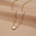 Vioraia Gold Monet Crystal Necklace