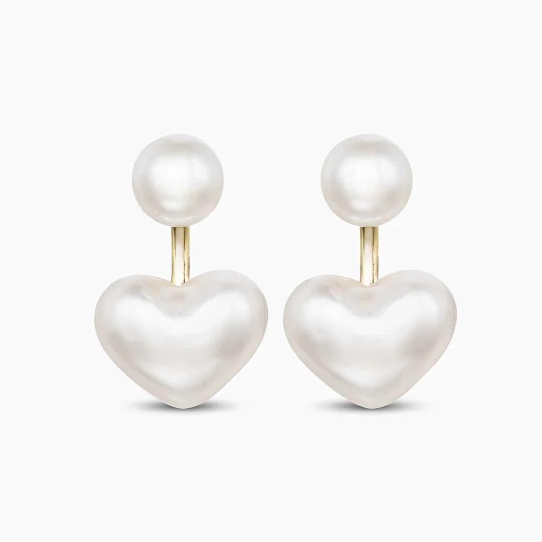 Vioraia Love Pearl Earrings