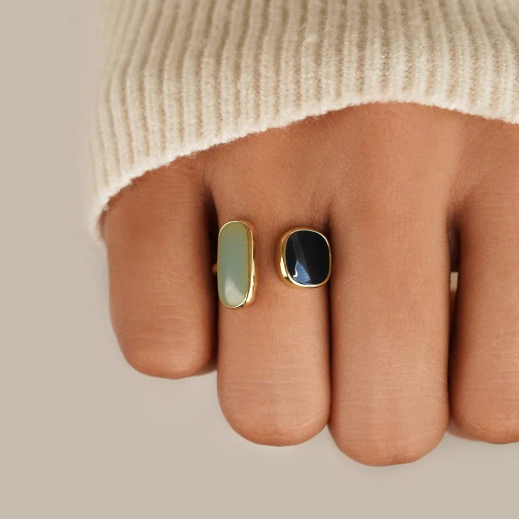 Vioraia Aquamarine Wrap Ring