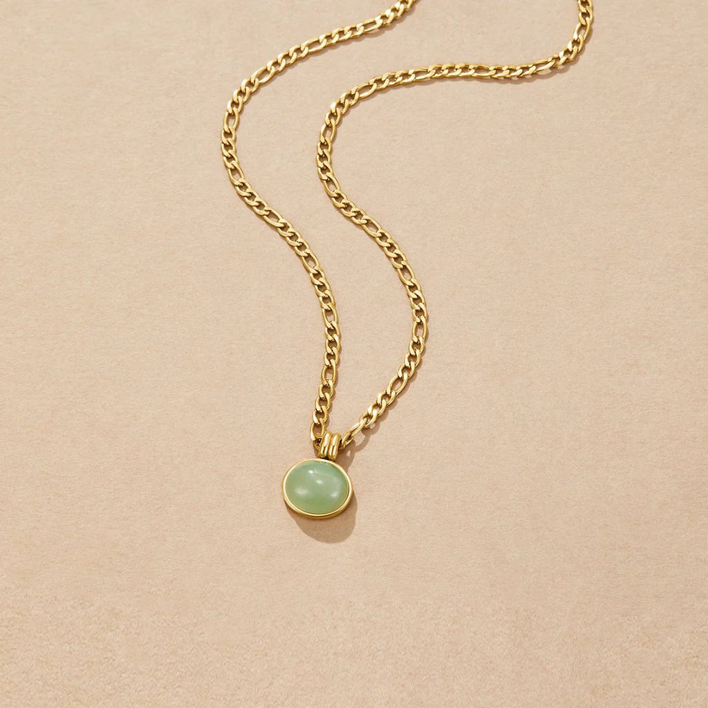 Vioraia Liza Jade Pendant Necklace