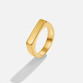 Vioraia Lola Bar Signet Ring