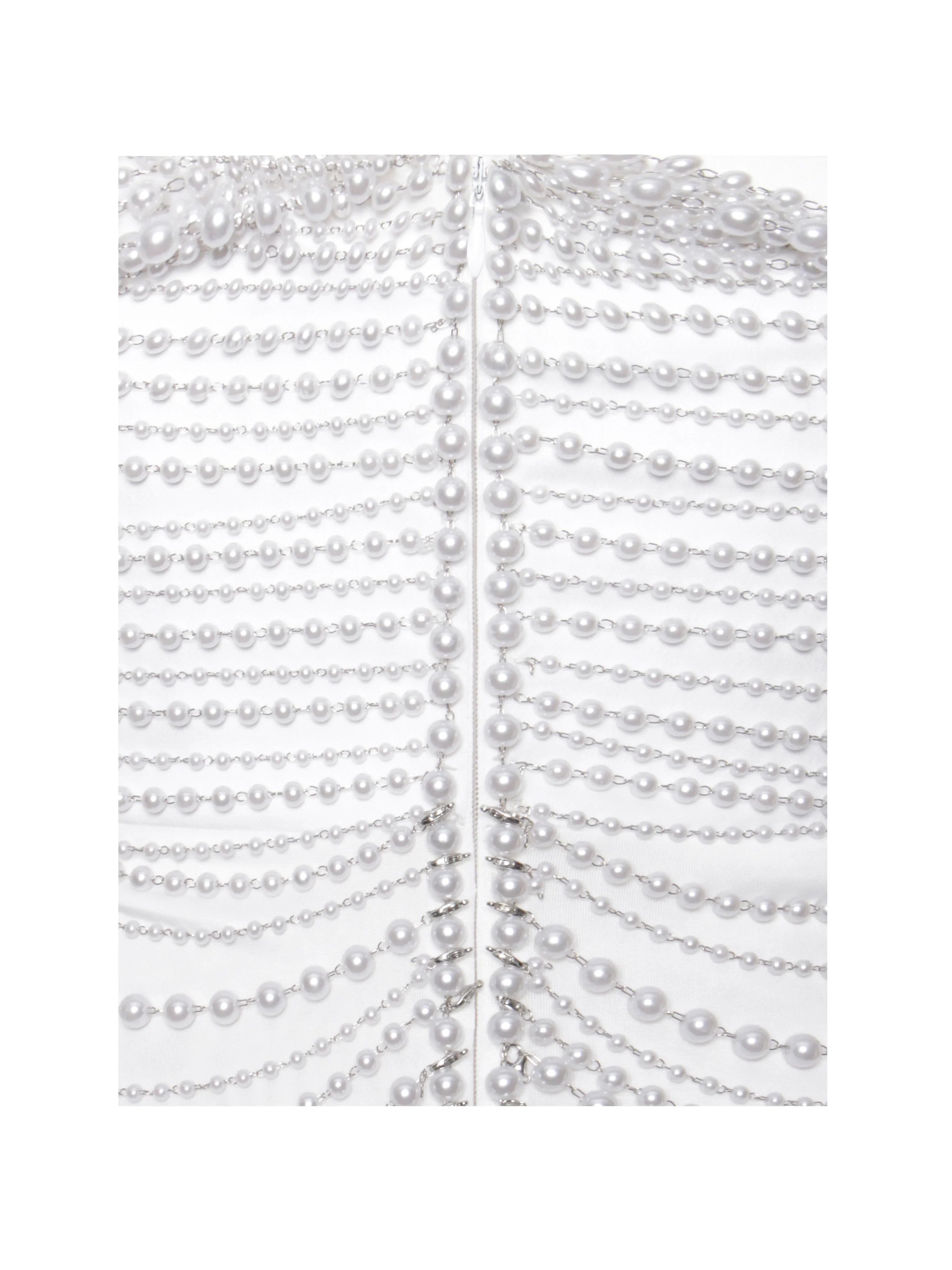 The Birth of Venus Pearl Handmade Crochet Gown