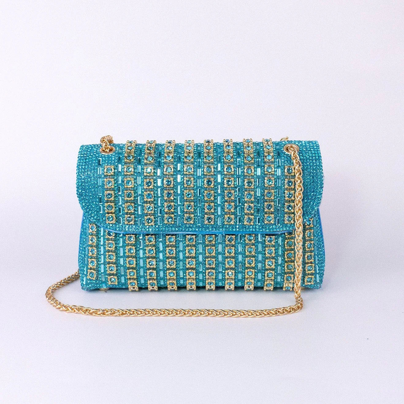 Vioraia Chantal Diamond Clutch Bag