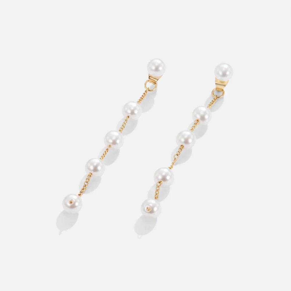 Vioraia Pearl Drop Earrings