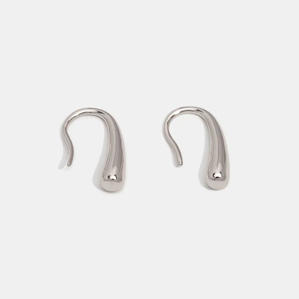 Vioraia Francesca Water Drop Silver Earrings