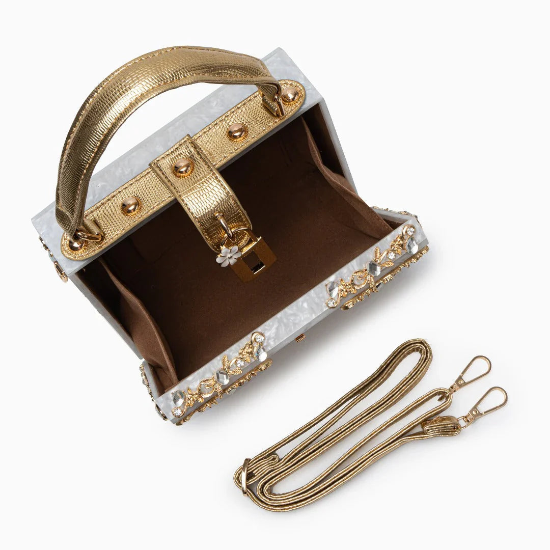 Vioraia Acrylic Box Handbag