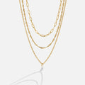 Vioraia Jana Triple Chain Necklace