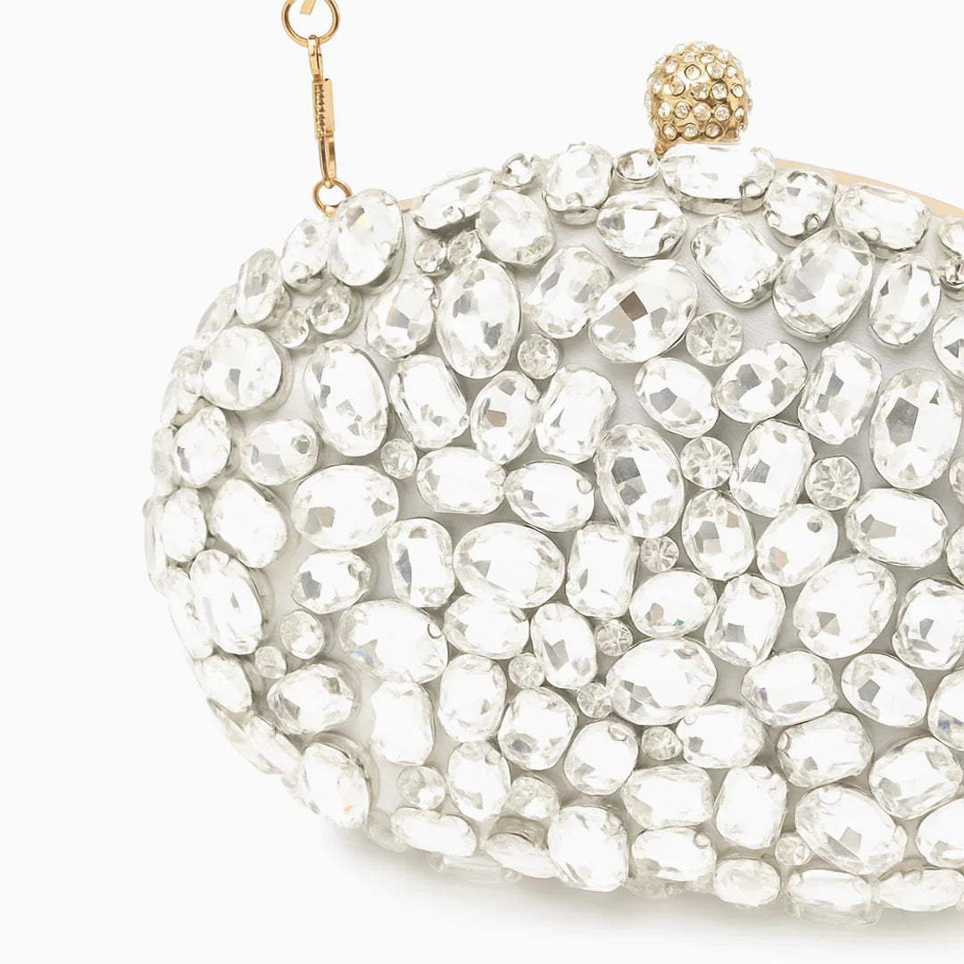 Vioraia Seraphine Gemstone Clutch Bag