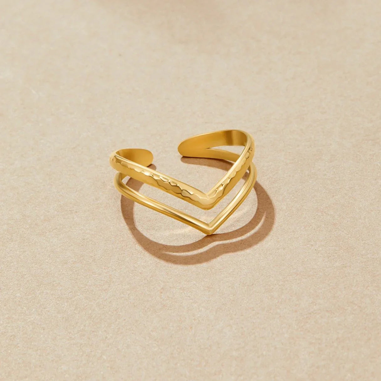 Vioraia Harper Layered Wrap Ring