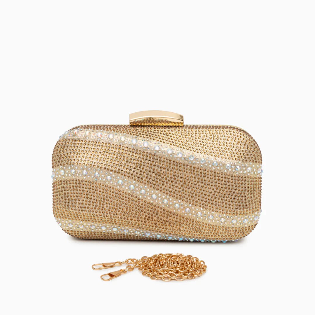 Vioraia Emerald Glitz Clutch Bag