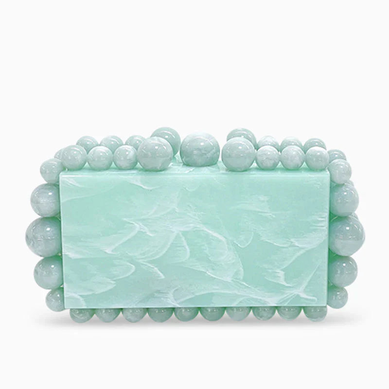 Vioraia (CS) Acrylic Cloud Clutch Bag