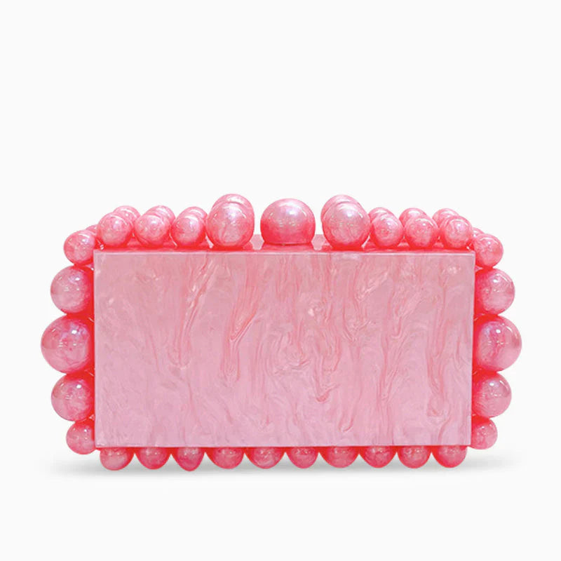 Vioraia Acrylic Cloud Clutch Bag