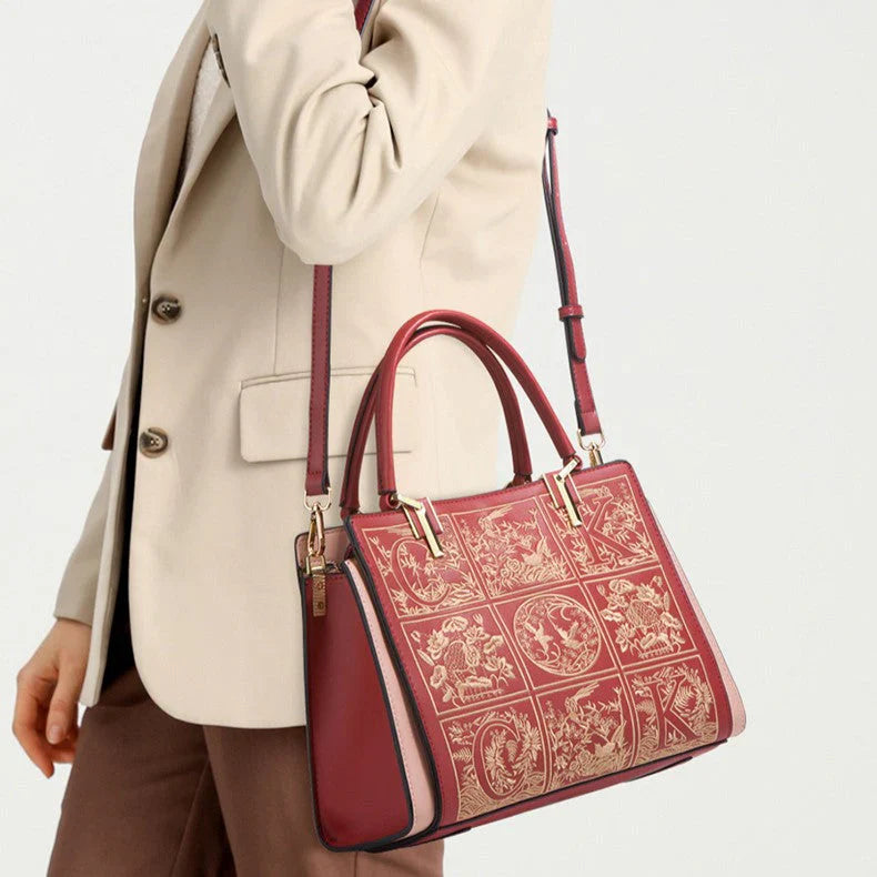 Vioraia Havilah Embroidery Medium Tote Bag