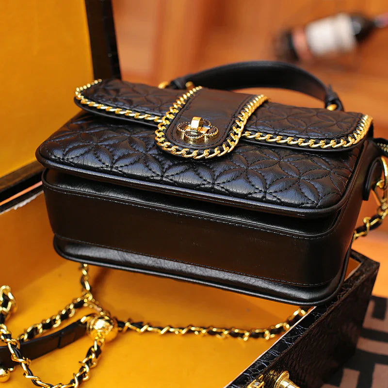 Vioraia Valerie Genuine Leather Crossbody Bag