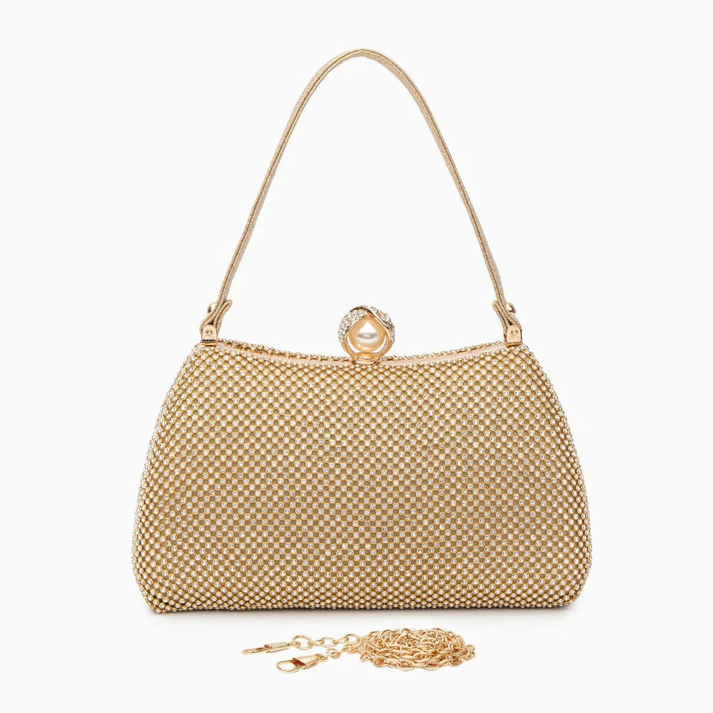 Vioraia (CS) Vintage Rhinestones Glitter Handbag