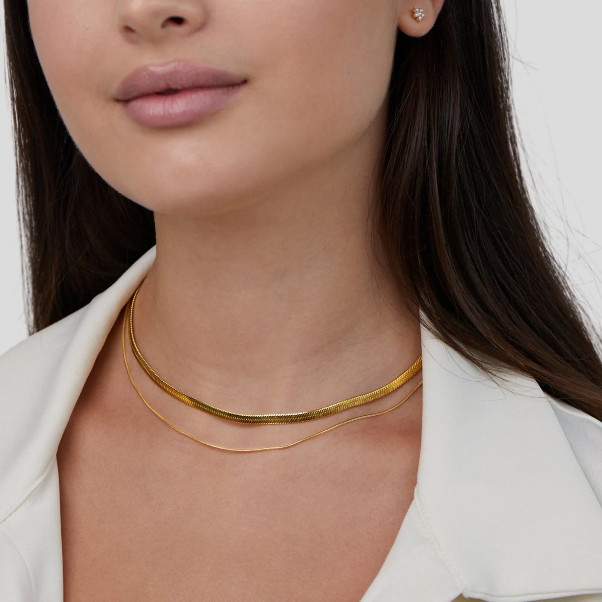 Vioraia Layla 18K Gold Layered Necklace