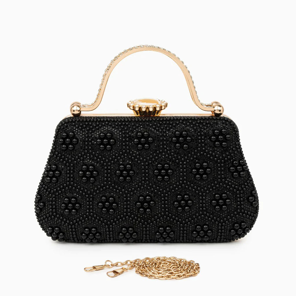 Vioraia (CS) Clarab  Pearl Clutch Bag