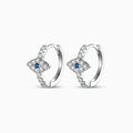 Vioraia Evil Eye Huggie Earrings