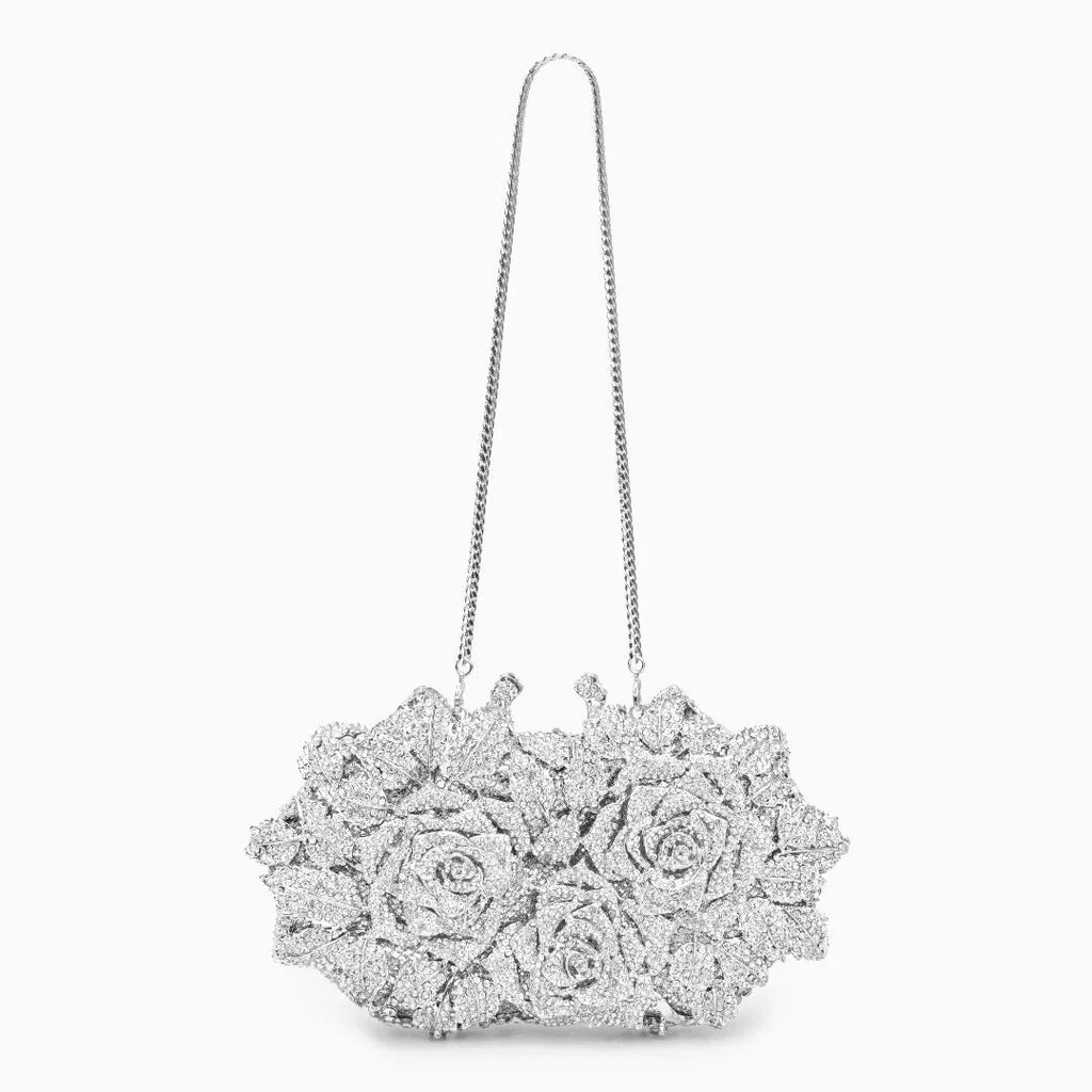 Vioraia (CS) Cecilia Rose Clutch Bag - Silver