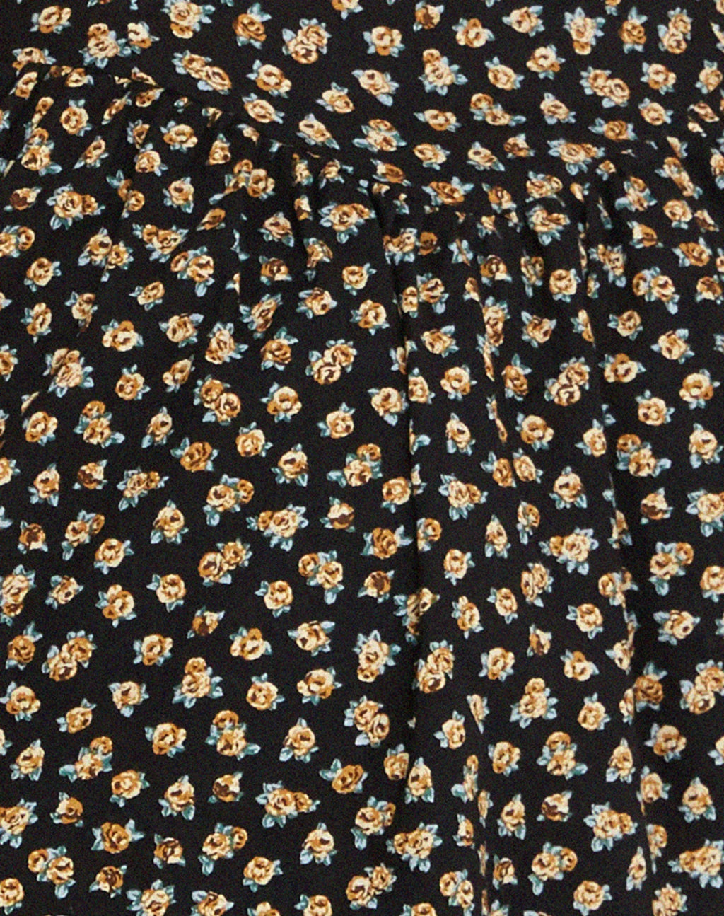 Lilibeth Mini Dress in Ditsy Floral Bronze
