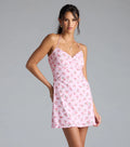 Falling For Charm Strappy Open Back Floral Mini Dress