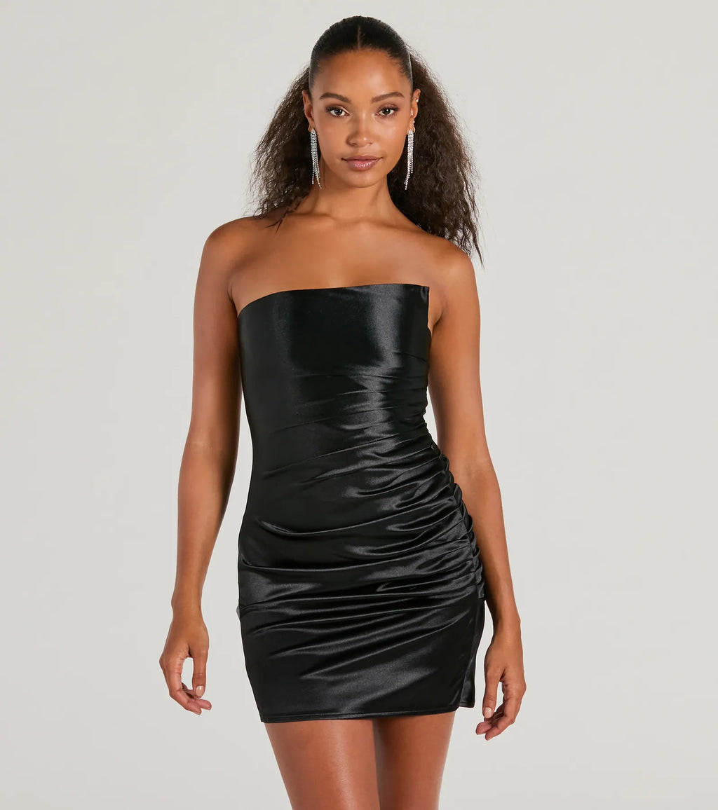 Flawless Sensation Strapless Bodycon Mini Dress